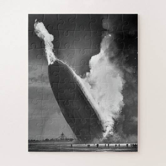 Desaster Hindenburg Circa 1937 Puzzle (Vertikal)