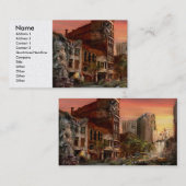 Desaster - Pittsburgh, PA - Der Y2K-Fehler Visitenkarte (Vorne/Hinten)