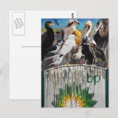 Desaster von Fowl Language Oil Art Postkarte (Vorne/Hinten)