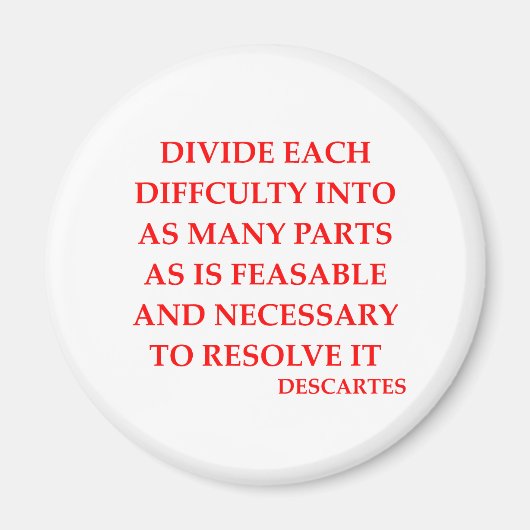 DESCARTES-Angebot Magnet (Vorne)