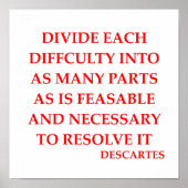 DESCARTES-Angebot Poster (Vorne)