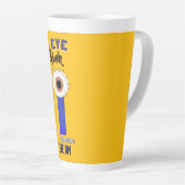 Descartes Augen Latte Tasse (Rechte Ecke)