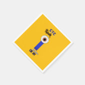 Descartes Augen Serviette (Ecke)