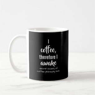 Descartes Coffee Philosophy Drehung Kaffeetasse