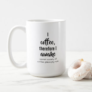 Descartes Coffee Philosophy Drehung Kaffeetasse