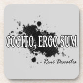 Descartes Getränkeuntersetzer (Vorderseite)