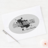 Descartes Ovaler Aufkleber (Umschlag)