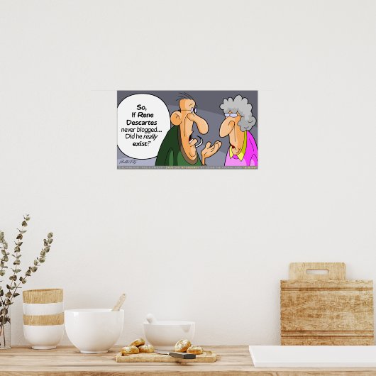 Descartes Poster (Küche)