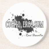 Descartes Sandstein Untersetzer (Vorne)