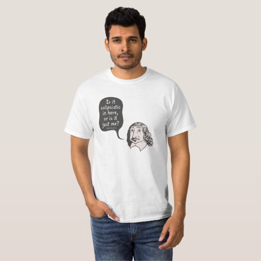 Descartes Solipsistic T-Shirt (Vorne ganz)