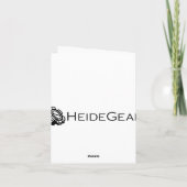 Descartes-Weihnachtskarten-freier Raum Feiertagskarte (Rückseite)