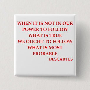 DESCARTES-Zitat Button