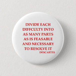 DESCARTES-Zitat Button