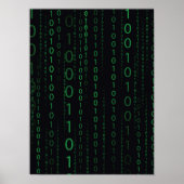Descending Binary Code Poster (Vorne)