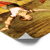 DESCENTE D' ABSALON Miss Siena Acrobatic Circus Poster (Ecke)