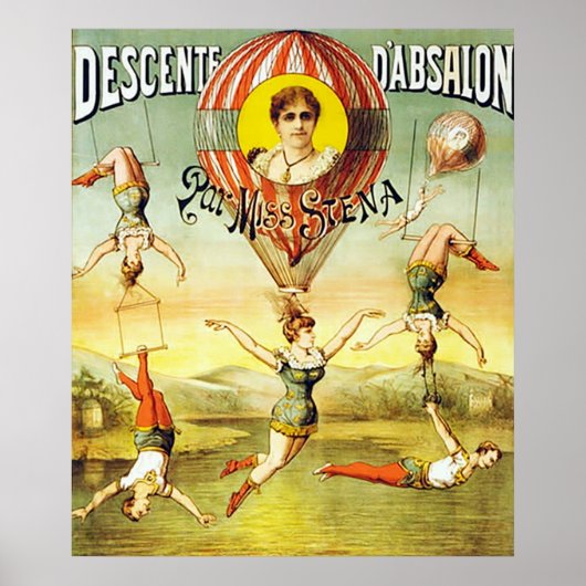 Descente d'Absalon par Miss Stena. Poster (Vorne)