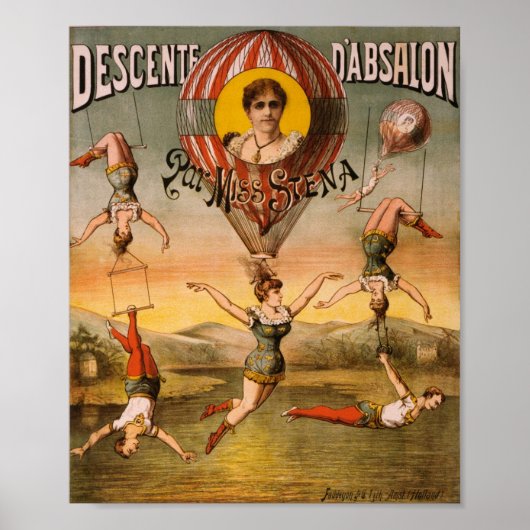 Descente d'Absalon par Miss Stena Poster (Vorne)