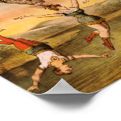 Descente d'Absalon par Miss Stena Poster (Ecke)