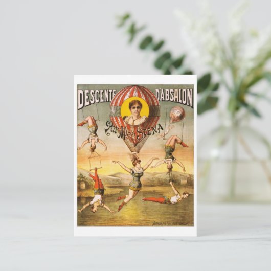 Descente d'Absalon par Miss Stena Postkarte (Stehend Vorderseite)