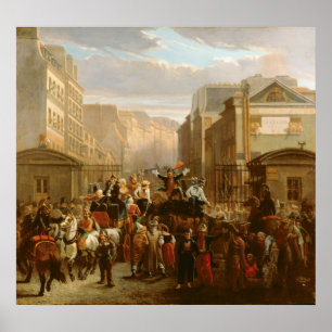 Descente de la Courtille', Belleville Poster
