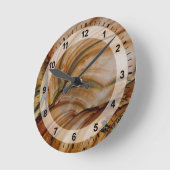 Deschutes Jasper Runde Wanduhr (Winkel)