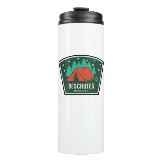 Deschutes National Forest Camping Thermosbecher (Vorderseite)