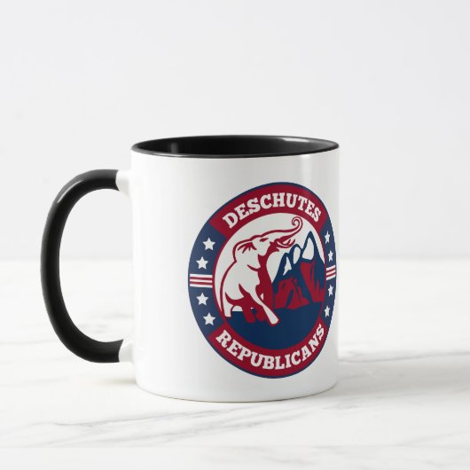 Deschutes Republikaner 2023 NEUER Logocoffee Cup Tasse (Links)
