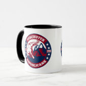 Deschutes Republikaner 2023 NEUER Logocoffee Cup Tasse (Vorderseite Links)