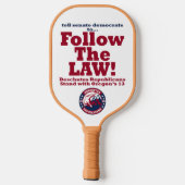 Deschutes Republikaner Pickleball Paddle (Rückseite)