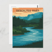 Deschutes River Oregon Postkarte (Vorne/Hinten)