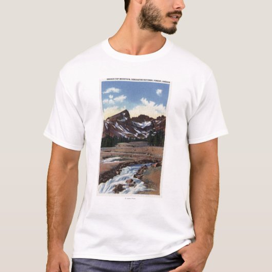 Deschutes staatlicher Wald ODER T-Shirt (Vorderseite)