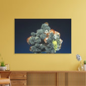 Descloizite auf Calcite Leinwanddruck (Insitu (Wohnzimmer))