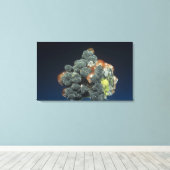 Descloizite auf Calcite Leinwanddruck (Insitu (Holzboden))