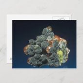 Descloizite auf Calcite Postkarte (Vorne/Hinten)