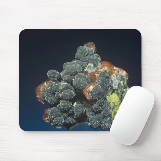 Descloizite auf Kalzit Mousepad (Mit Mouse)