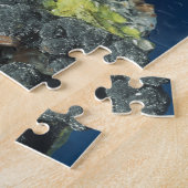 Descloizite auf Kalzit Puzzle (Seite)