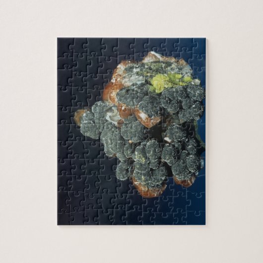 Descloizite auf Kalzit Puzzle (Vertikal)