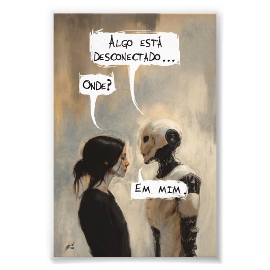 Desconectado (com frase) fotodruck (Vorne)