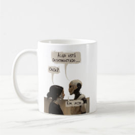 Desconectado (com frase) kaffeetasse