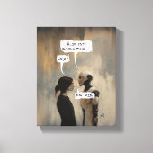 Desconectado (com frase) leinwanddruck (Vorderseite)