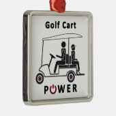 Descr-Golf Wagen-Power (Schwarzes mit Rot) Ornament Aus Metall (Rechts)