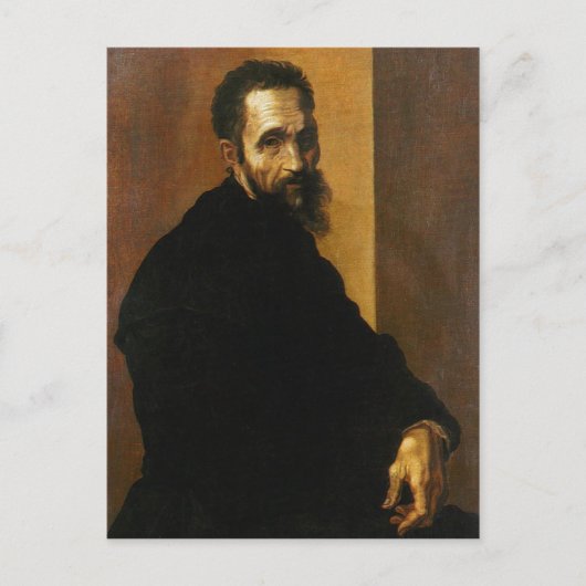 Description Michelangelo Buonarroti GEO Epoche: Di Postkarte (Vorderseite)