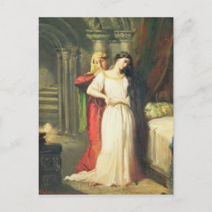 Desdemona erzählt ihrem Bett, 1849 Postkarte