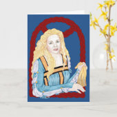 Desdemona Karte (Gelbe Blume)