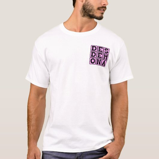 Desdemona, Othello T-Shirt (Vorderseite)