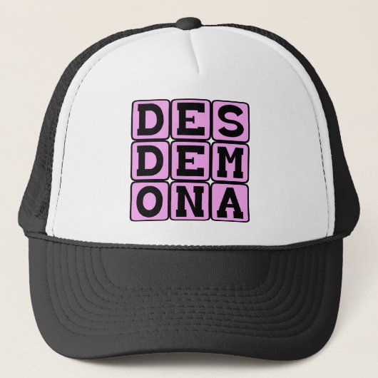 Desdemona, Othello Truckerkappe (Vorderseite)