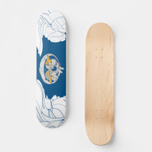 Desdeux Bots Skateboard (Vorderseite)