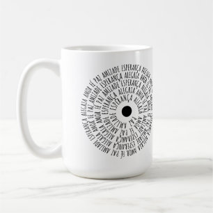 Desejos de Natal - Amor Fé Esperança Kaffeetasse