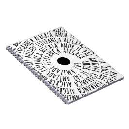 Desejos de Natal - Amor Fé Esperança Notizblock