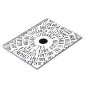 Desejos de Natal - Amor Fé Esperança Notizblock (Linke Seite)